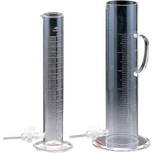 コック付メスシリンダー2L