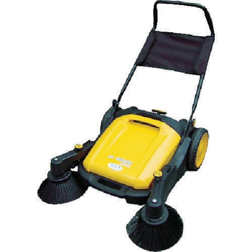 手押し式エコスイーパー両サイド・ローラーブラシ付床