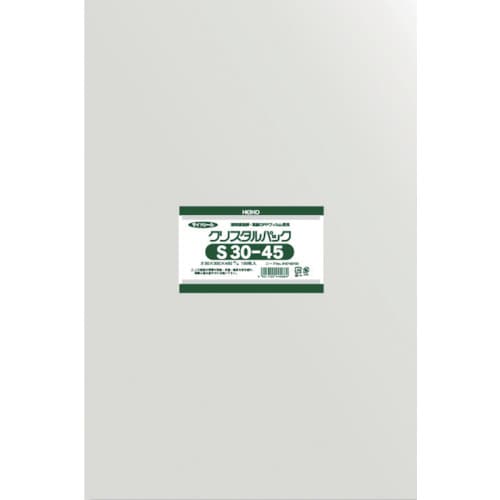 OPP袋テープなしクリスタルパックS30−45