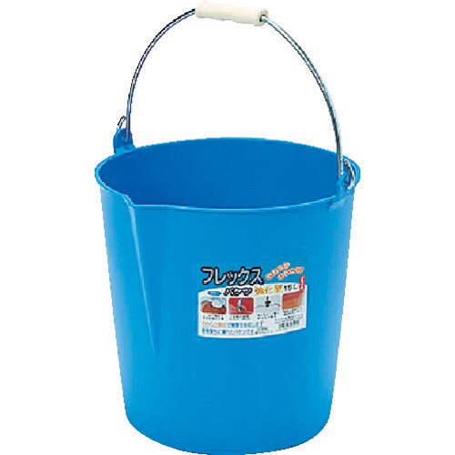 フレックスバケツ15Lブルー