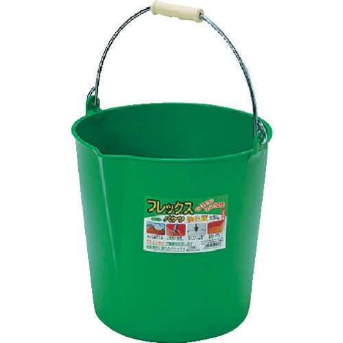 フレックスバケツ15Lグリーン