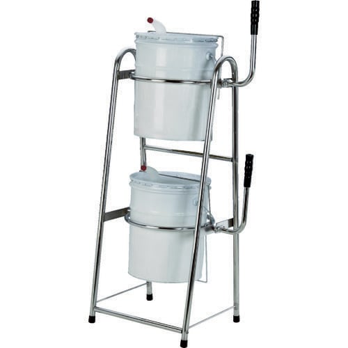 ステンレスペール缶スタンド二段式