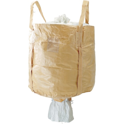 コンテナバッグ丸型ラミ付排出口付