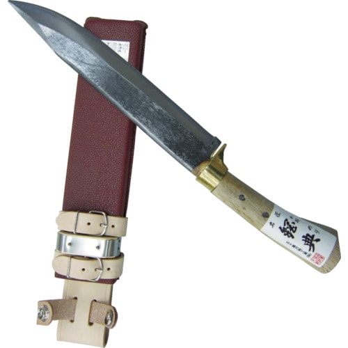 安来鋼付山鉈片刃ツバ付完全包装