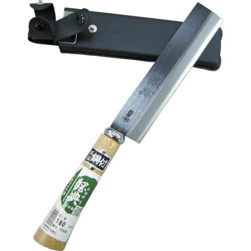 両刃竹割ナタ鋼付木鞘完全包装