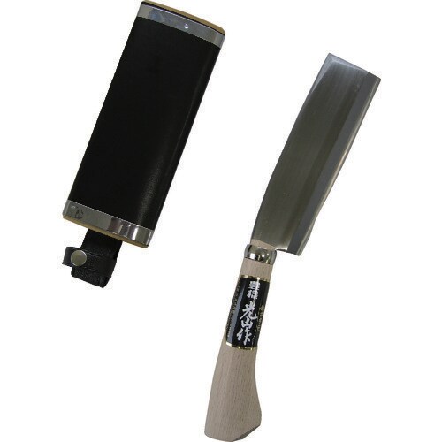 光山作安来鋼青紙両刃腰鉈165mm