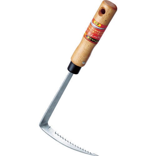 ウェーブカット木短柄