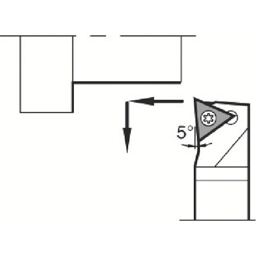 スモールツール用ホルダSTLNR1010K09FF