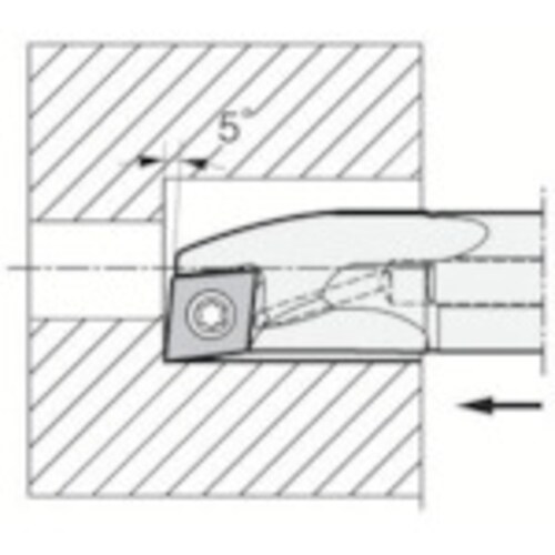 内径加工用ホルダ A10LSCLPR0812AE