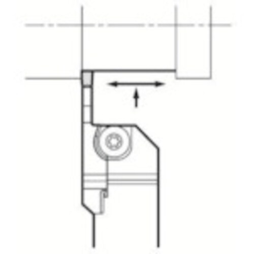 溝入れ用ホルダ KGDR2525X5T10S
