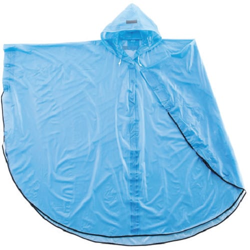 カジメイク パールポンチョ ブルー F