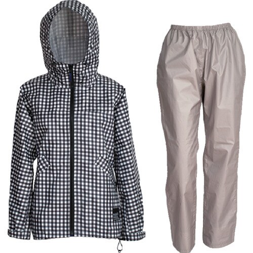 カジメイク レインスーツフェミニン2 ギンガム L
