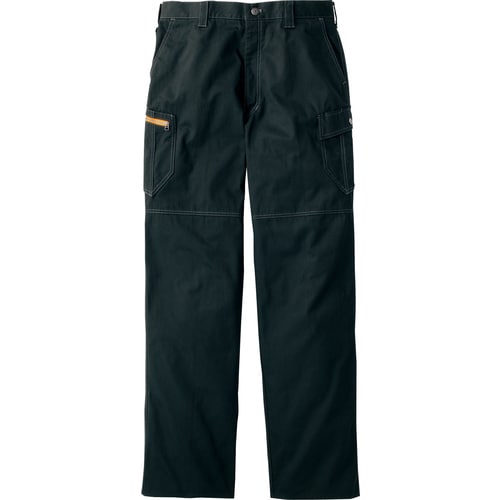 ノータックカーゴパンツウエスト82ブラック