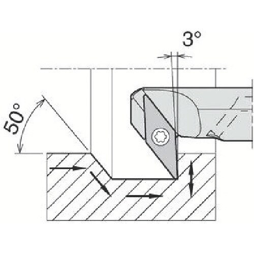 内径加工用ホルダ A20RSVZBR1125AE