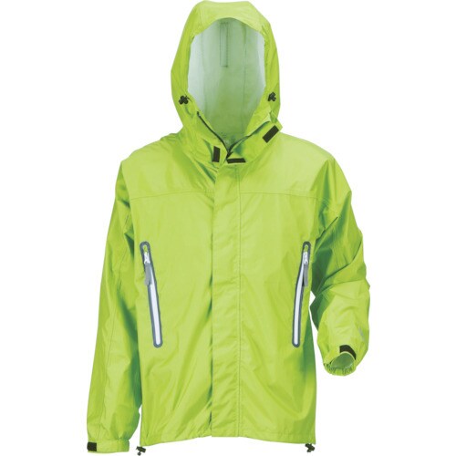 カジメイク KJレインパーカー ライム 3L