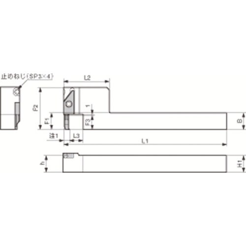 内径加工用ホルダ SVNSR1212M1220XN