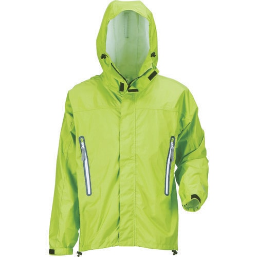 カジメイク KJレインパーカー ライム S