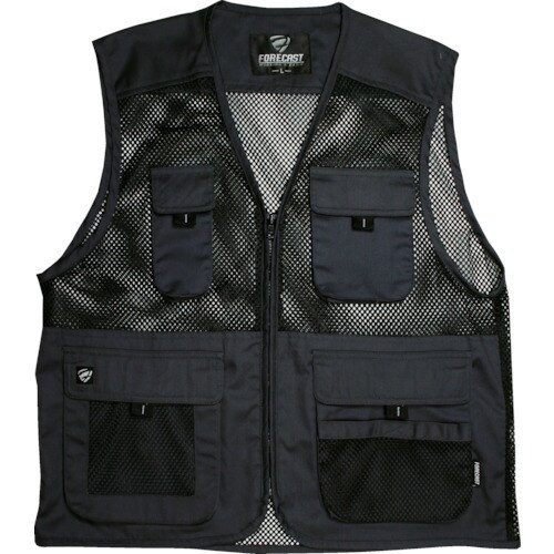 カジメイク メッシュベスト チャコールグレー 3L