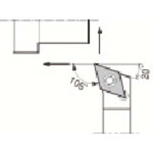 スモールツール用ホルダ SDXCL1616JX11