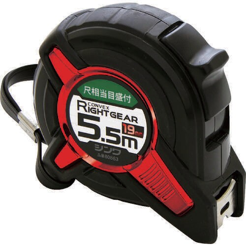 コンベックスライトギア19−5.5m尺相当目盛付