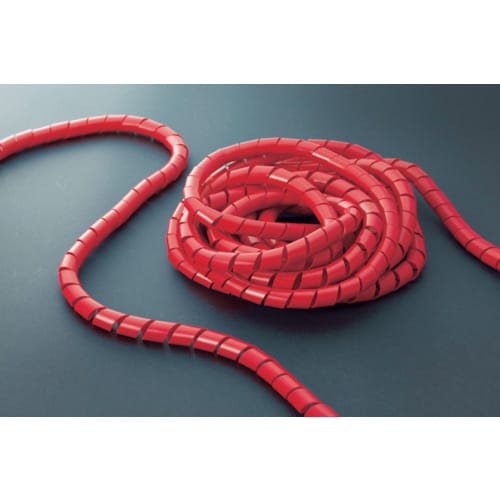 スパイラルチューブ10m結束径1.5ー10.0赤