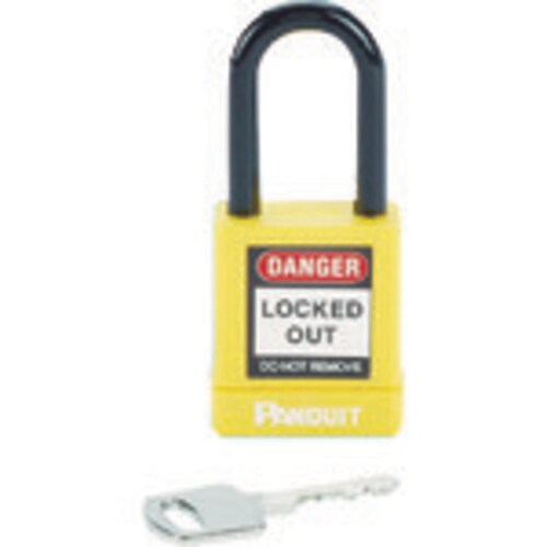 ロックアウト用非電導性パドロック黄