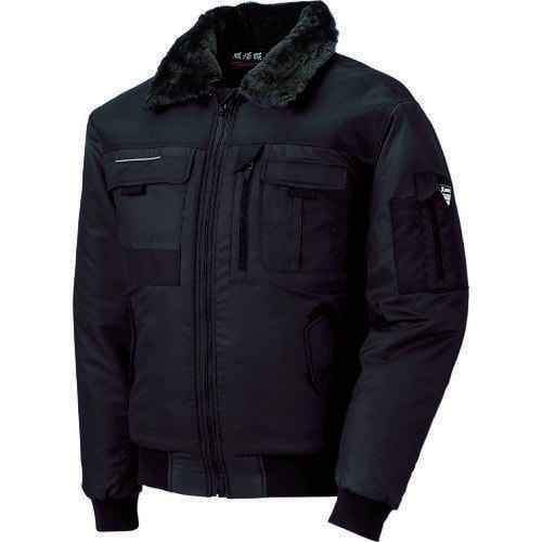 222 現場服 防寒ブルゾン M 黒