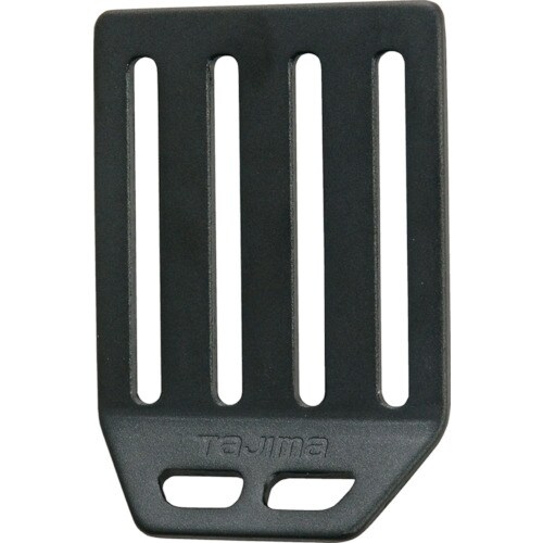 タジマ安全帯 L型D環止め アルミ4穴・ブラック