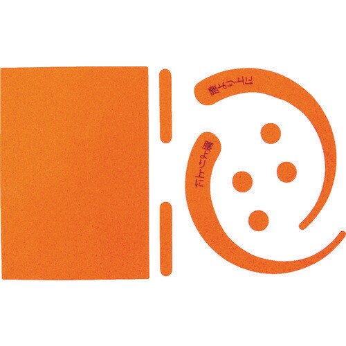 安全帯用フックステッカー 蛍光レッド