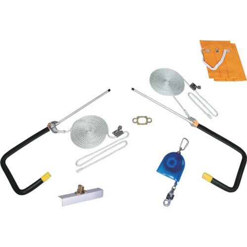 屋根上作業用墜落防止器具ヤネロップ YU410BX