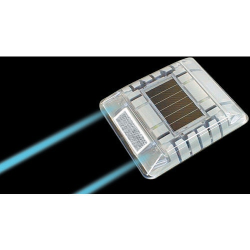 ルミナスアイ・マイティ ソーラー式点滅 片面 青