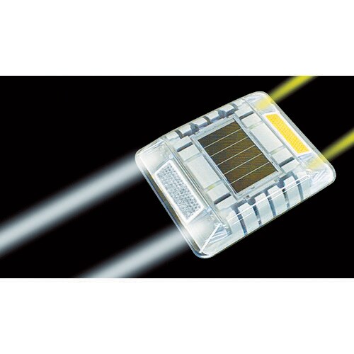 ルミナスアイ・マイティ ソーラー式常灯両面黄/白