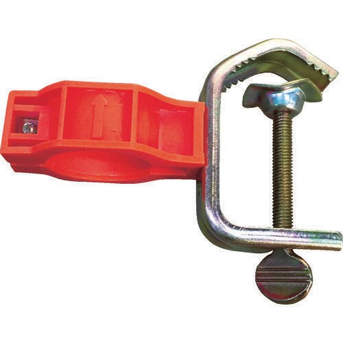 F型ホルダー(オレンジ)工事灯用金具