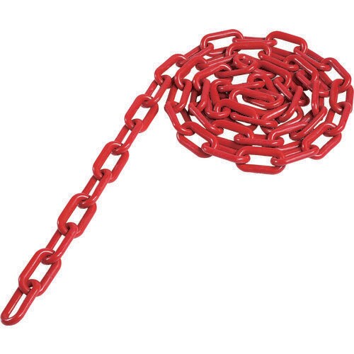 カラープラポールチェーン 2m レッド