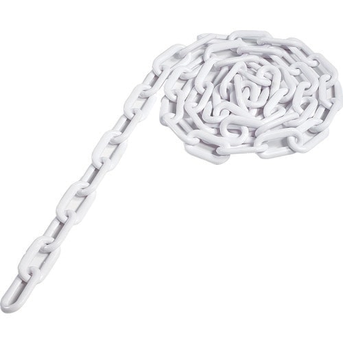 カラープラポールチェーン 2m ホワイト