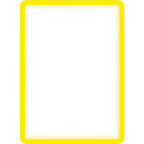 ディスプレイポケット粘着タイプA4サイズ2枚入り黄