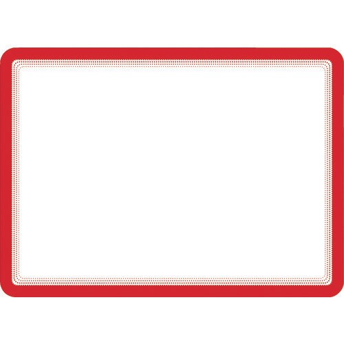 ディスプレイポケット粘着タイプA4サイズ2枚入り赤