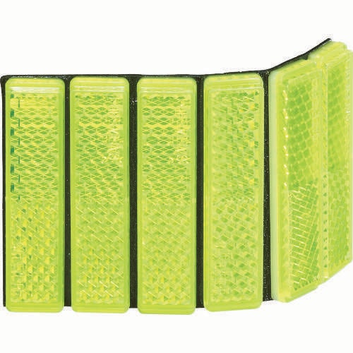 レフテープ 50mm×70mm 蛍光黄緑(1枚入)