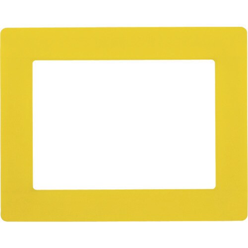 路面用区画標識(A4用紙対応タイプ)黄