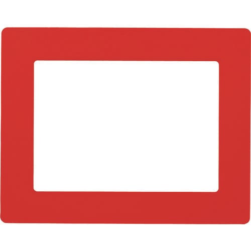 路面用区画標識(A4用紙対応タイプ)赤