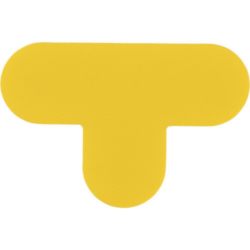 路面表示ステッカー T型 黄 403022