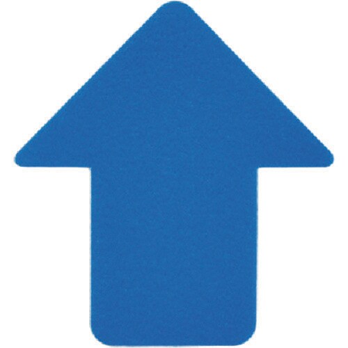 路面表示ステッカー 矢印型 青 403044