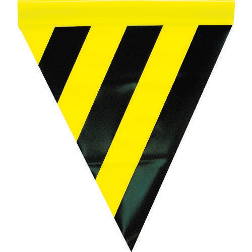 安全表示旗(筒状・トラ模様) AF1114