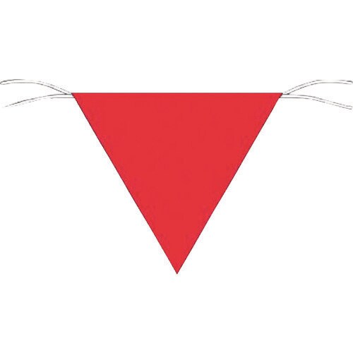 三角旗標識赤無地 651A