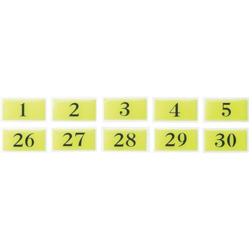 テーブルナンバー 表示内容 11