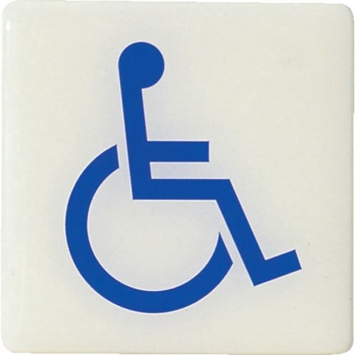 ルミノーバ蓄光サイン 身障者マーク