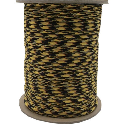 強力カラーコード 4mm×100m(黄/黒)