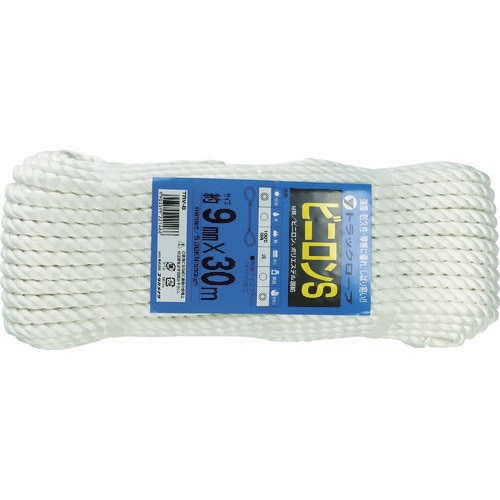 ロープビニロンSトラックロープ(OB)9×30