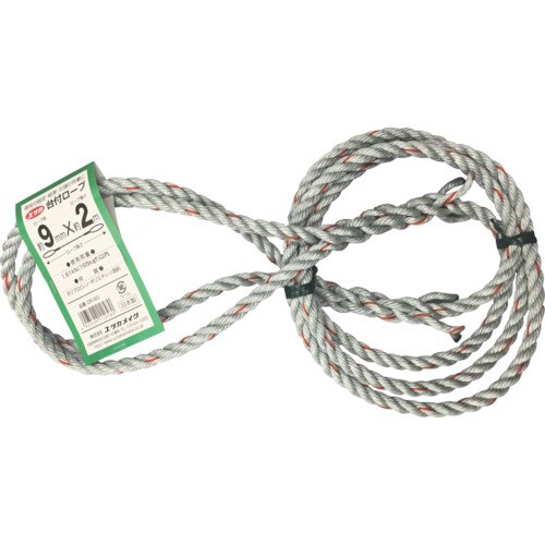 台付ロープ 9mm×2m DR92