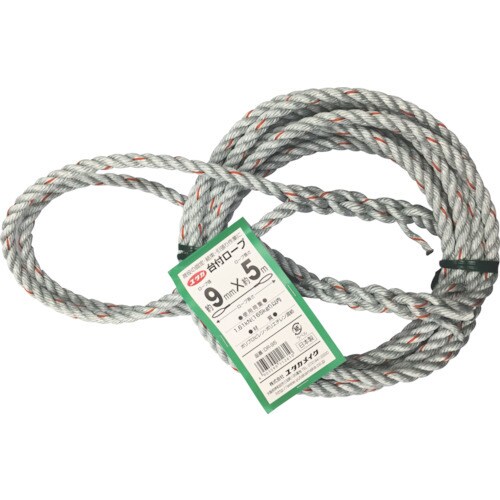 台付ロープ 9mm×5m DR95